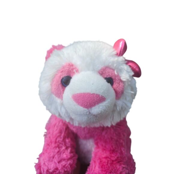 Aurora World Girlz Nation 10" Panda Bear Pink White Plush Toy Stuffed Animal - Picture 2 of 9